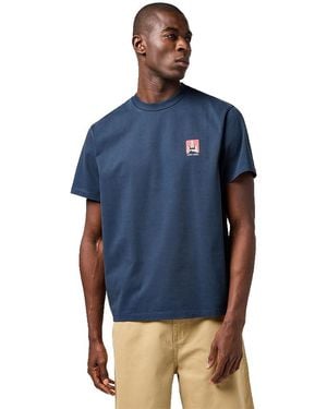 Wrangler Cj Graphic Tee T-shirt - Blue