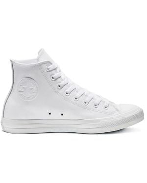 Converse Chuck Taylor All Star Leather Techlaced Shoes - White
