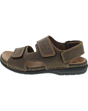 Rieker Sandale Braun - Schwarz