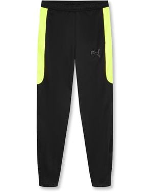 PUMA S Finesse Performance Training Trousers Bottoms Black/yellow Xl - Blue