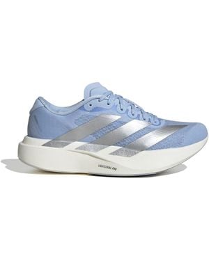 adidas Adizero Evo Sl Road Running Shoes S Blue/silver/white 5 Uk