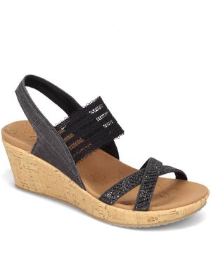 Skechers Fancy Sips Wedge - Blu