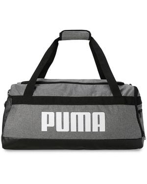 PUMA Challenger Medium Sports Bag Holdall S Grey Heather One Size - Black