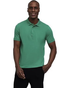 FALKE Polohemd Basic Polo Shirt Piqué M Pl Baumwolle weich hautfreundlich bequem sehr leicht 1 Stück - Grün
