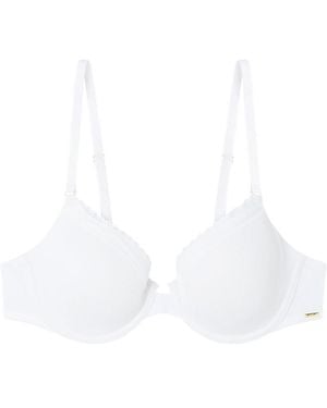 Women'secret Padded Cotton Collection Sujetador - Blanco