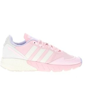 adidas Mens Zx 1k Boost Lace Up Trainers Shoes Casual - Pink, Pink, 7 Uk