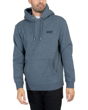 Superdry Essential Logo Hoodie S - Blue