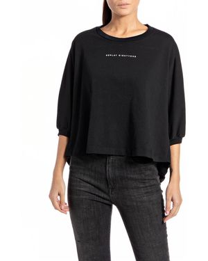 Replay W3682 T-Shirt - Schwarz