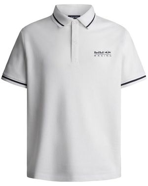 Pepe Jeans Red Bull Racing X Polo Met Getipt Logo Voor - Grijs