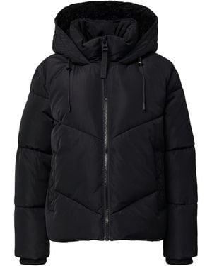 S.oliver Pufferjacke mit gefütterter Kapuze schwarz 38