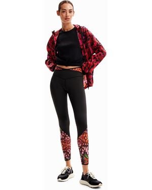 Desigual Legging maripo Pantalon décontracté - Rouge
