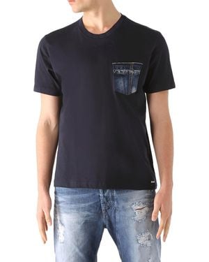 DIESEL Bascon-Round - Maglietta a maniche corte da - Nero