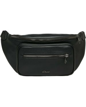 S.oliver Crossbody Bag Grey/Black - Schwarz
