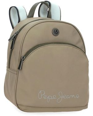 Pepe Jeans Corin Sac à Dos décontracté Vert 21 x 27,5 x 10 cm Polyester et PU 5,78 L by Joumma Bags