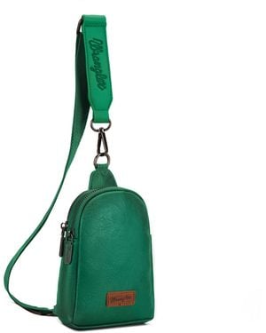 Wrangler Green Sling Crossbody Bag