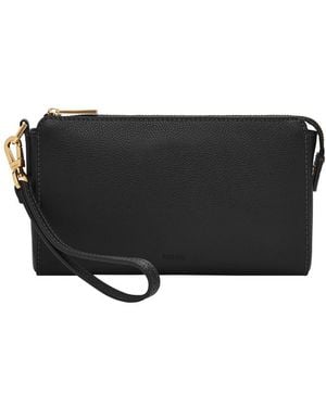 Fossil Wristlet Pouch - Black