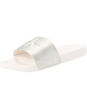 Calvin Klein Jeans Donna Scarpe da Mare Slide Ciabatte - Nero
