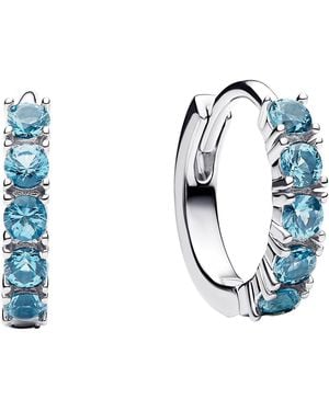 PANDORA Earrings For 925 Sterling Silver 293849c01 - Blue