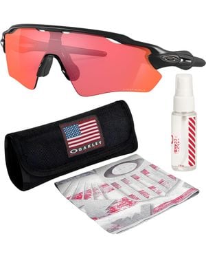 Oakley Radar Ev Path Oo9208 Sunglasses With Official Eyewear Kit Bundle - Pink