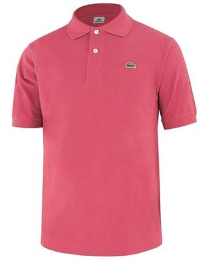 Lacoste L1212-00 Original Short Sleeve Polo Shirt - Pink
