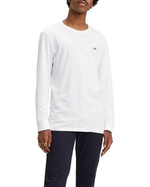 Levi's Long-Sleeve Original Housemark Tee T-Shirt - Weiß