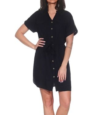 Vero Moda Vmbumpy Ss Short Shirt Dress WVN Ga Noos - Blau
