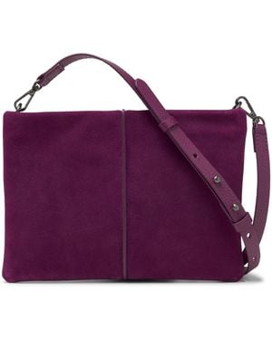 Clarks Roslyn Cross Suede Accessories Purple