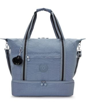 Kipling Art Medium bedruckte Tragetasche - Blau