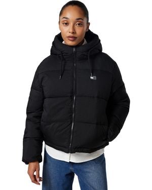 Tommy Hilfiger Tjw Hooded Puffer Jacket Dw0dw21625 - Black