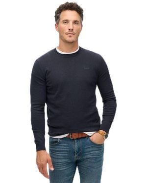 Superdry Vintage Embroidered Cash Jumper 3xl Blue