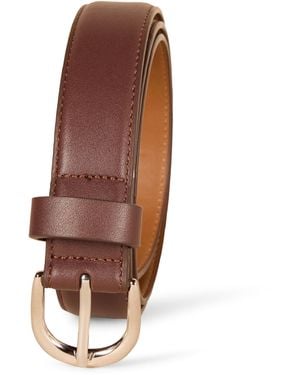 Amazon Essentials Casual Skinny Jeans Belt With Single-prong Buckle - Brown