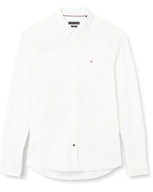 Tommy Hilfiger CL Jersey SOLID SF Shirt MW0MW32906 Hemden - Weiß