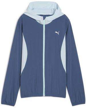 PUMA S Velocity Woven Running Jacket Blue Size M