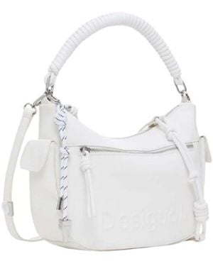 Desigual Bag_half Astana Ecru - White