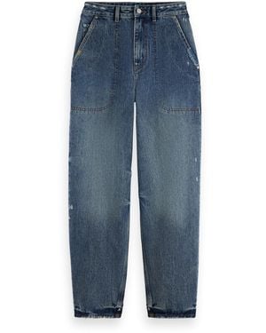 Scotch & Soda The Tide Workwear Jeans with Longer Inseam - Blau