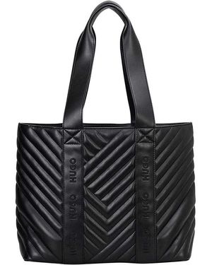 HUGO Becky Ql Sm 10277938 01 Tote Bag - Black