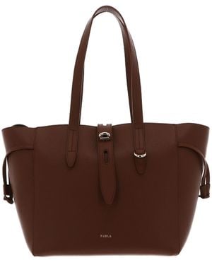 Furla Net Tote Bag M Cognac H - Braun