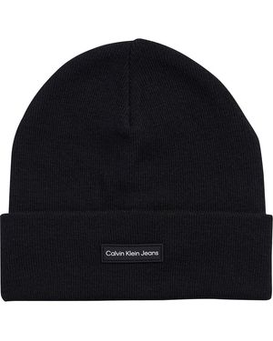 Calvin Klein Jeans Uomo INST PATCH BEANIE K50K512142 - Blu