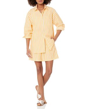 The Drop Kendra Loose-fit Long Shirt - Natural