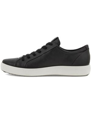 Ecco Soft 7 City Tie Sneaker - Black