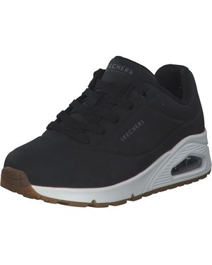 Skechers Uno, Zapatillas Mujer, Black Durabuck, 38 EU - Negro