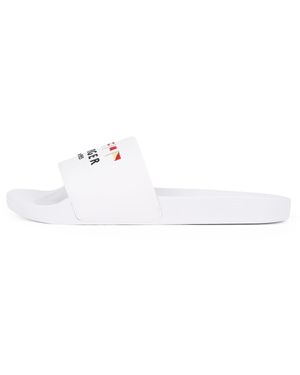 Tommy Hilfiger Badeschuhe Flags mit Logo - Schwarz