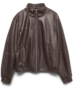 Vero Moda Vmcaiaava Short Coated Jacket - Braun