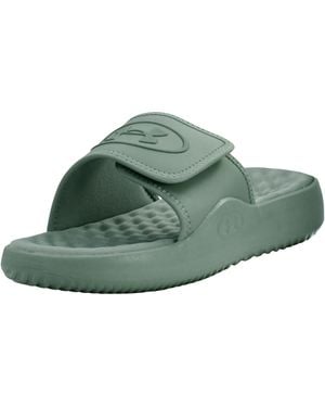 Under Armour Sandales Ignite Pro 8 Slide pour homme - Vert