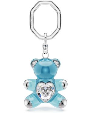 Swarovski Porte-clés Teddy - Bleu