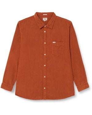 Wrangler 1 Pocket Shirt - Orange