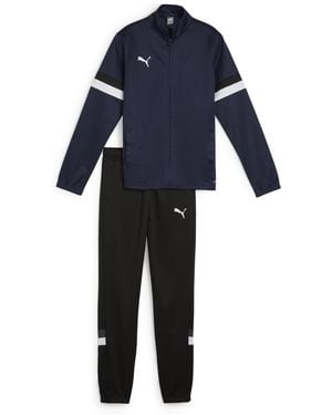 PUMA , Set sportivo TeamRISE Jr, Uomo, Blu, Taglia 152