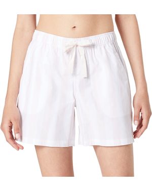 Schiesser Mix + Relax Webhose kurz Pyjamaunterteil - Weiß