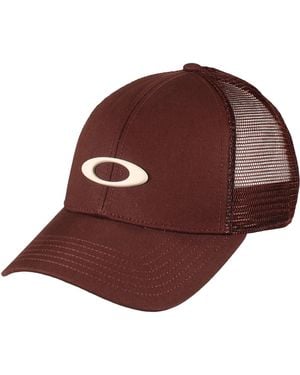 Oakley Cappello Trucker Ellipse Uomo Marrone - Rosso