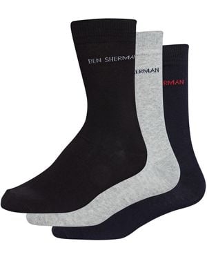 Ben Sherman Hedgehunter Chaussettes - Noir